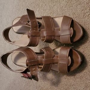 Brown Wedge Heels